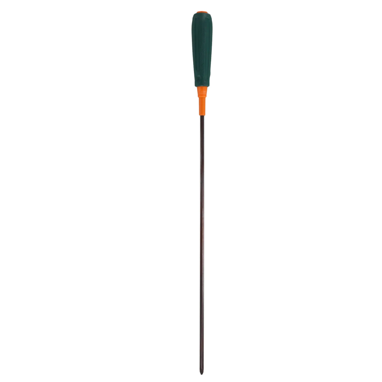 Cross Slotted Screwdriver Strong Magnetic Extended Long Rod Screwdriver 5×300mm 12inchs Anti Slip Handle Hand Tool