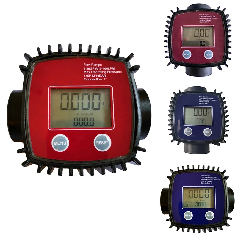 

AC88-Turbine Oil Fuel Flow Meter K25 Water Flow Meter LCD Flow Meter Pipeline Liquid Flow Meter Sensors 2.3-3.3V