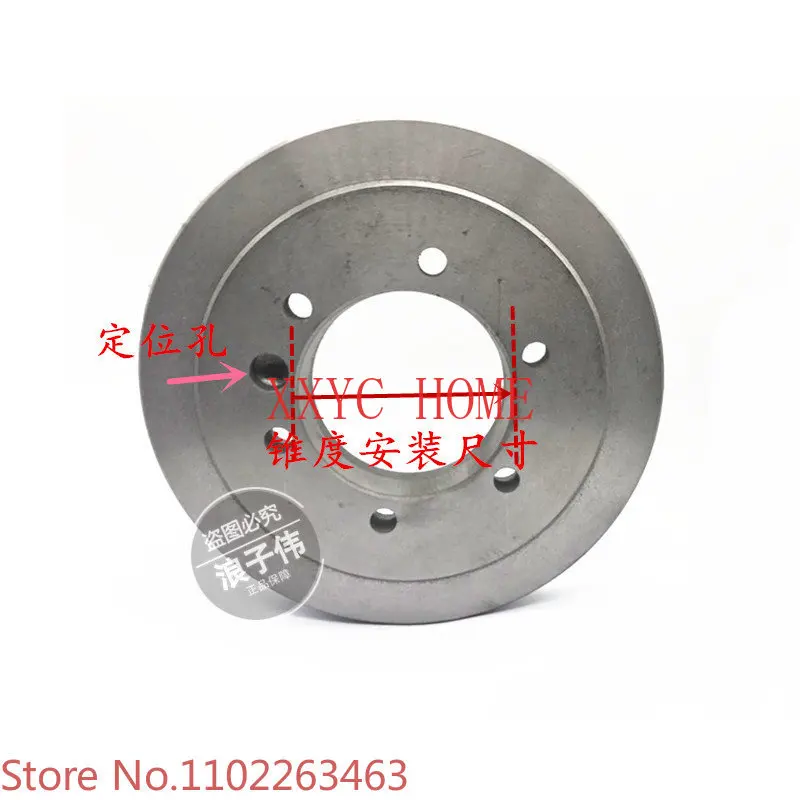 

CNC lathe three jaw chuck A-type flange connection packing transition plate 200A25/A26 250A26/28