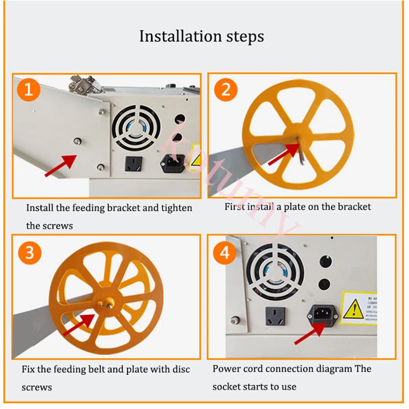 Automatic Cloth Tape Cutting Machine Hot and Cold Cutting Machine Magic Sticker Tube Zipper Elastic Ribbon Cutter Tool