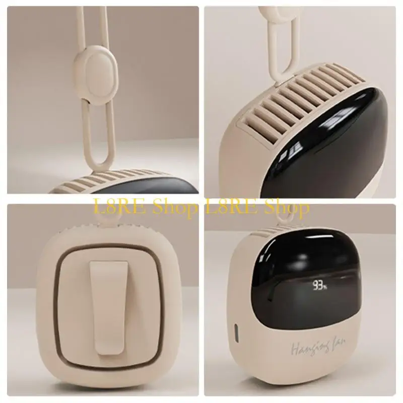 

L8RE VINGING SEAK FAN с несколькими настройками скорости Регаментируемый носимый охлаждающий вентилятор.