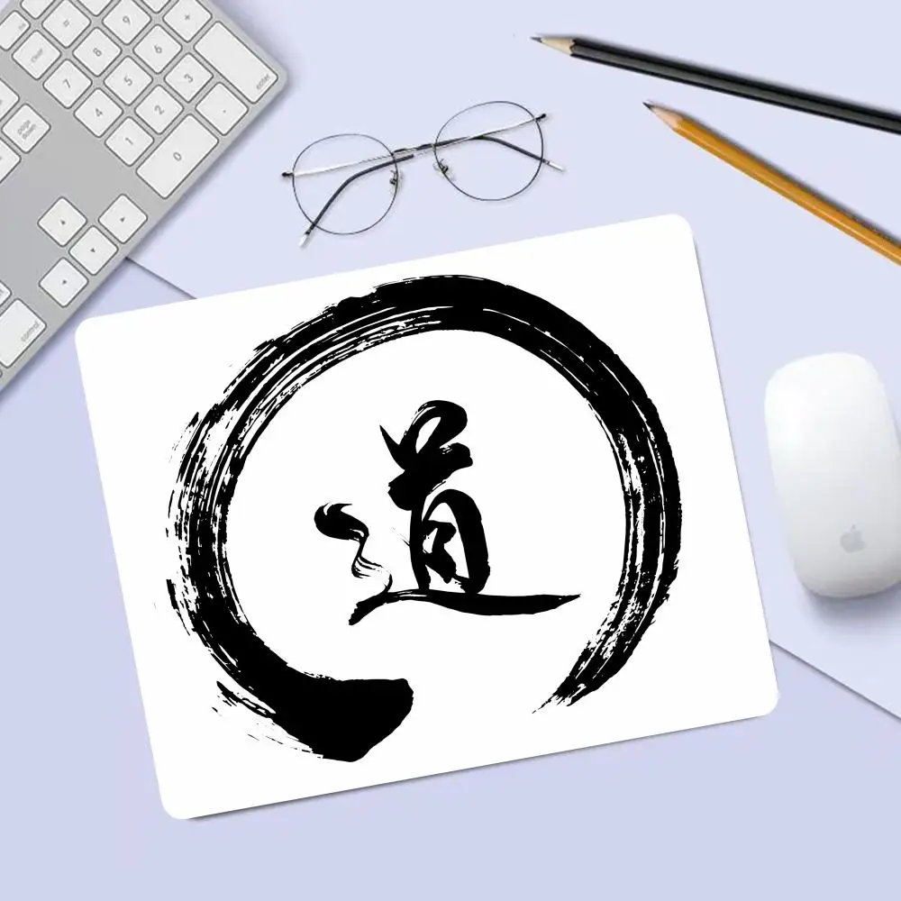

Single Character Calligraphy Mouse Pad For Small Size Gaming Mouse Pad Gamer Company Keyboard Mouse Mats Carpet Computer Mat