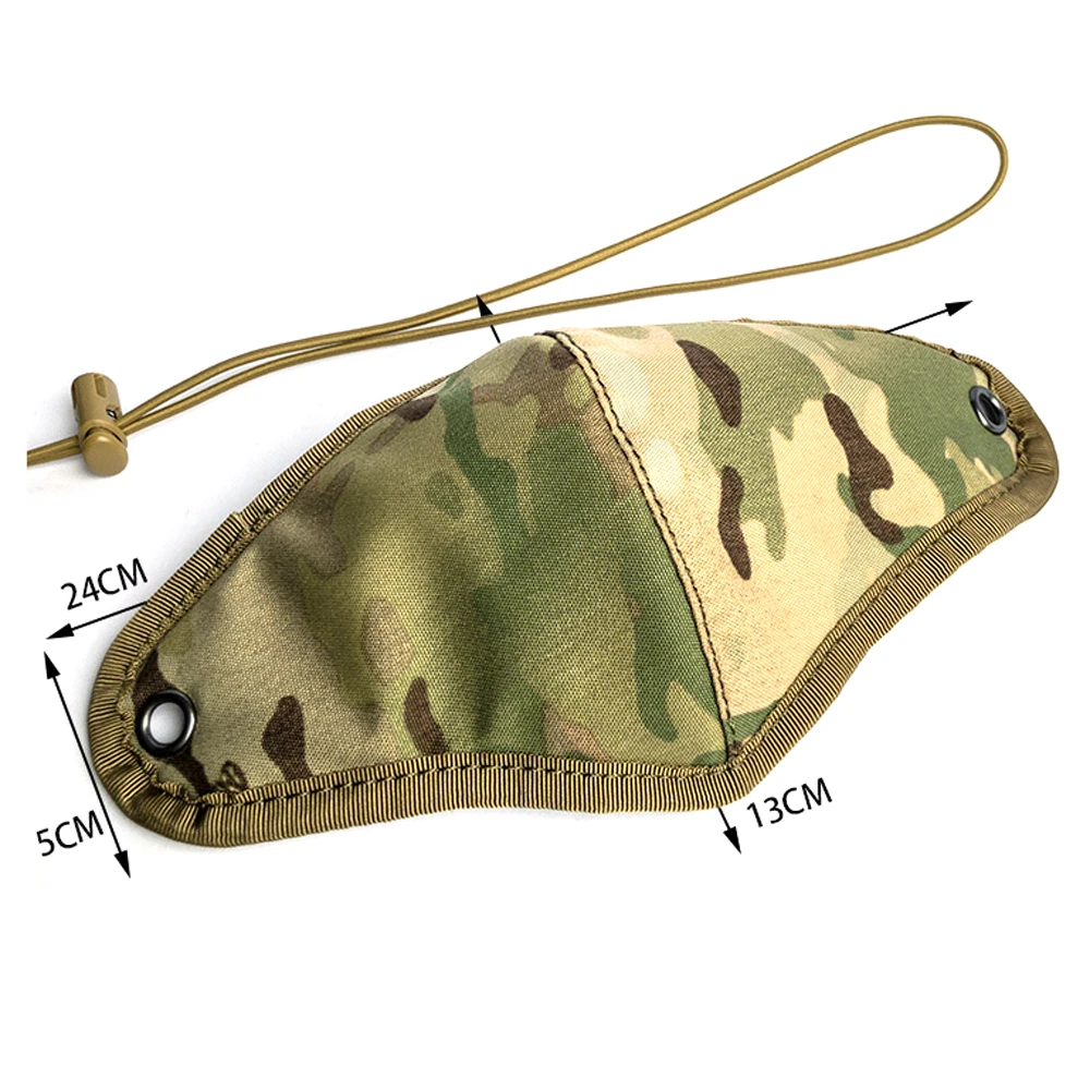 Tactisch CS halfgelaatsmasker, tactische beschermingsmiddelen, multi-terrain masker