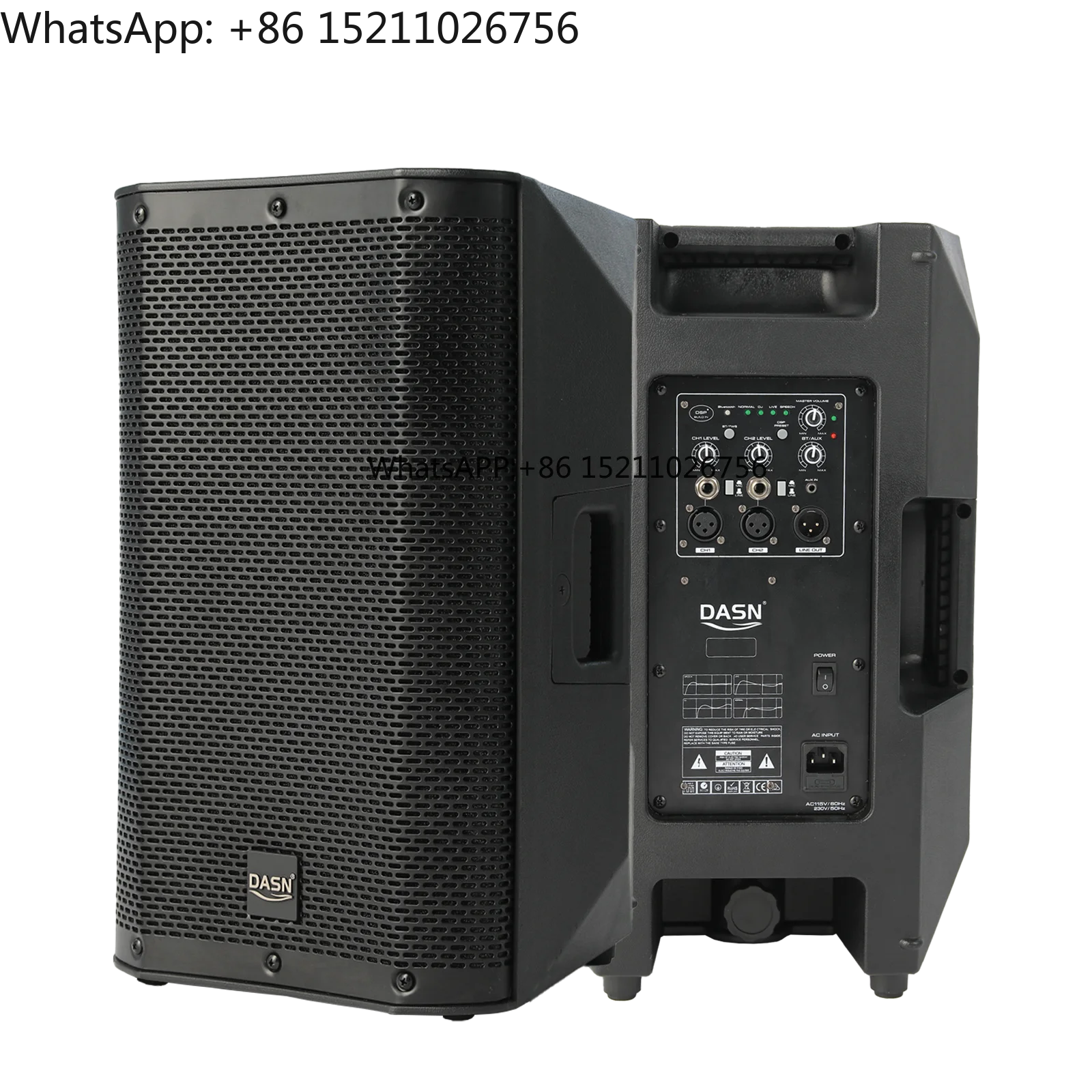 

DASN SCH10DF 10-дюймовый 200 Вт RMS DSP модный профессиональный активный пластик полночастотный уличный DJ сценический звуковой динамик для домашнего кинотеатра