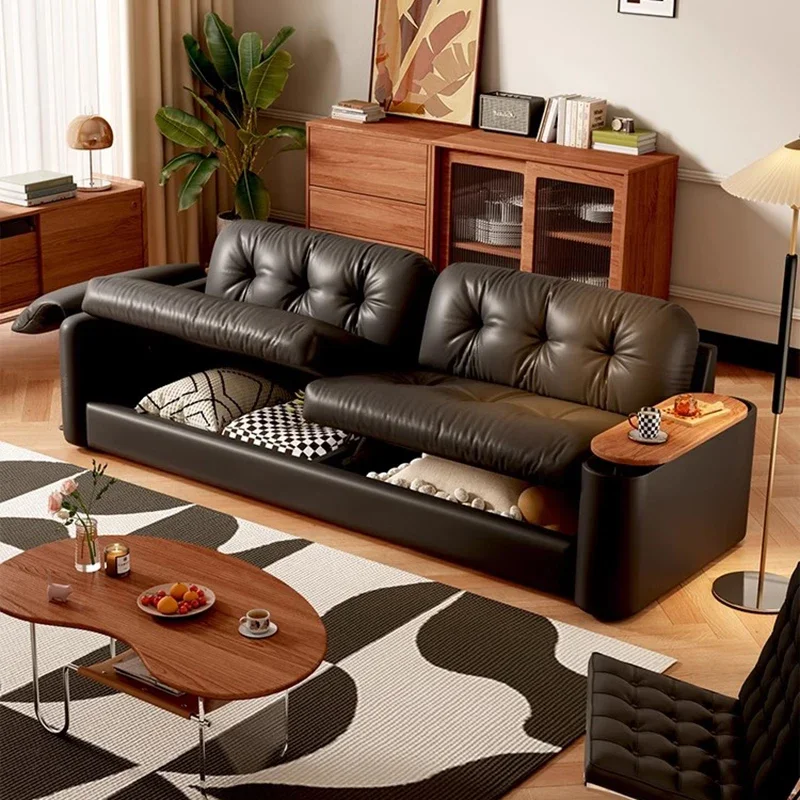 

Designer Luxury Modern Sofa Fancy Black Relax Loveseat Lounge Sofa Home Floor Divani Da Soggiorno Living Room Furniture