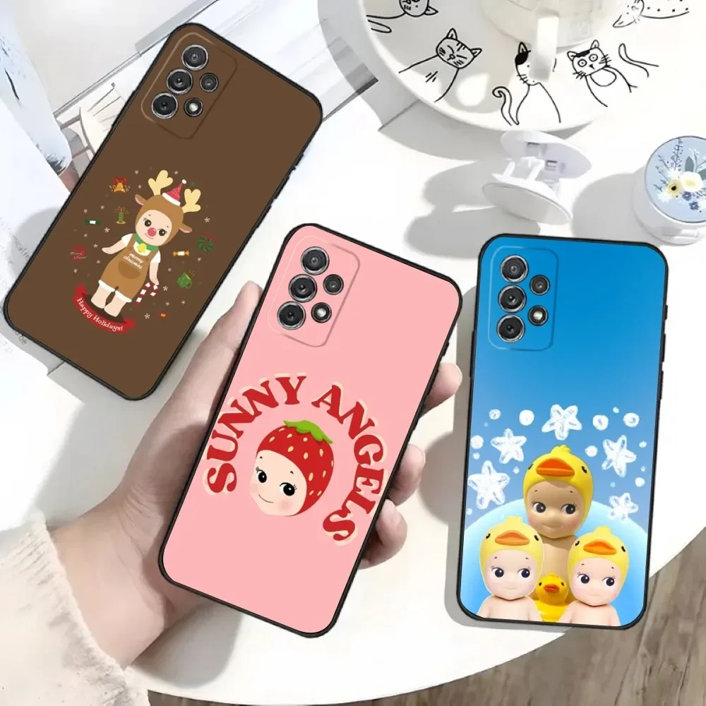 

S-SonnyS A-Angles Phone Case For Samsung S25,S24,S21,S22,S23,S30,Ultra,S20,Plus,Fe,Lite,Note,10 Black Soft Shell