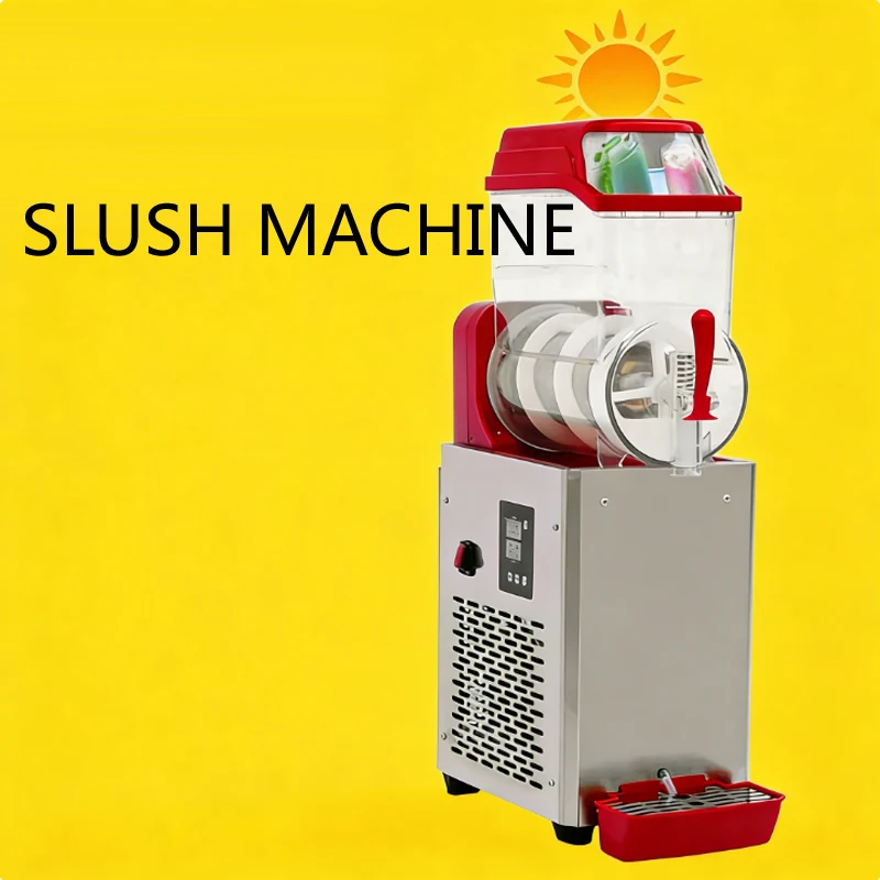 

High Quality Frozen Drink Slushy Snow Making Machine Frozen Machine Single Head Fruit Juice Slush Machine