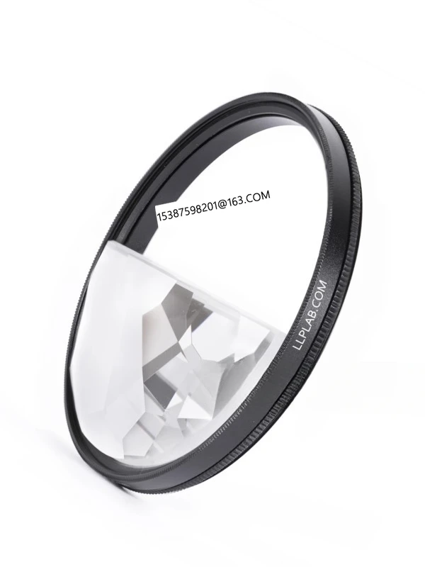 

LLP Photography Foreground Phantom Film and Television Props Half kaleidoscope Prism SLR Camera Lens Accessories