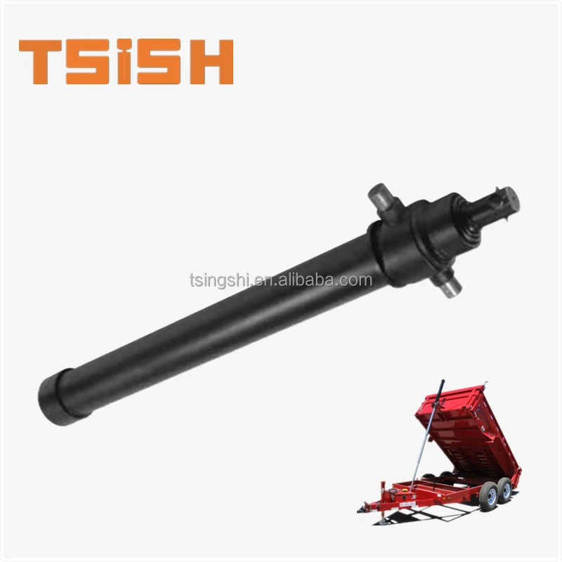 dump trailer tipper hydraulic lift cylinders from China company tsingshi hydraulic