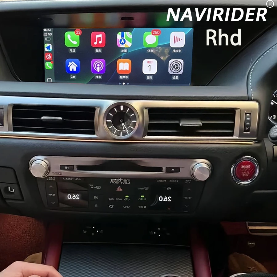 

Android 14 Встроенный 360-градусный автомобильный радиоприемник для Lexus GS GS200 GS250 GS300 GS350 GS450 2012-2020 12,3-дюймовый автоматический экран RHD CarPlay BT