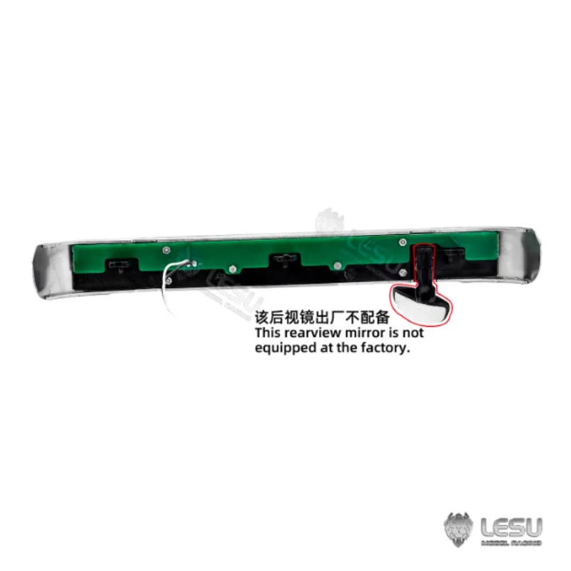 RC 1/14 Metall-Sonnenschutz 3V LED-Scheinwerfer Sonnenschutz für Tamiya Hydraulischer Bagger Lader Muldenkipper Tripper DIY-Teile – Detail 2