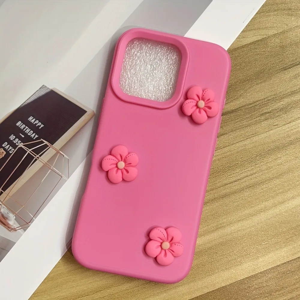 Custodia per telefono fiore dopamina colorato carino per iPhone 17 Pro Max 17Air 16 15 14 13 12 11 Pro Max 15 14 Plus copertura opaca antiurto