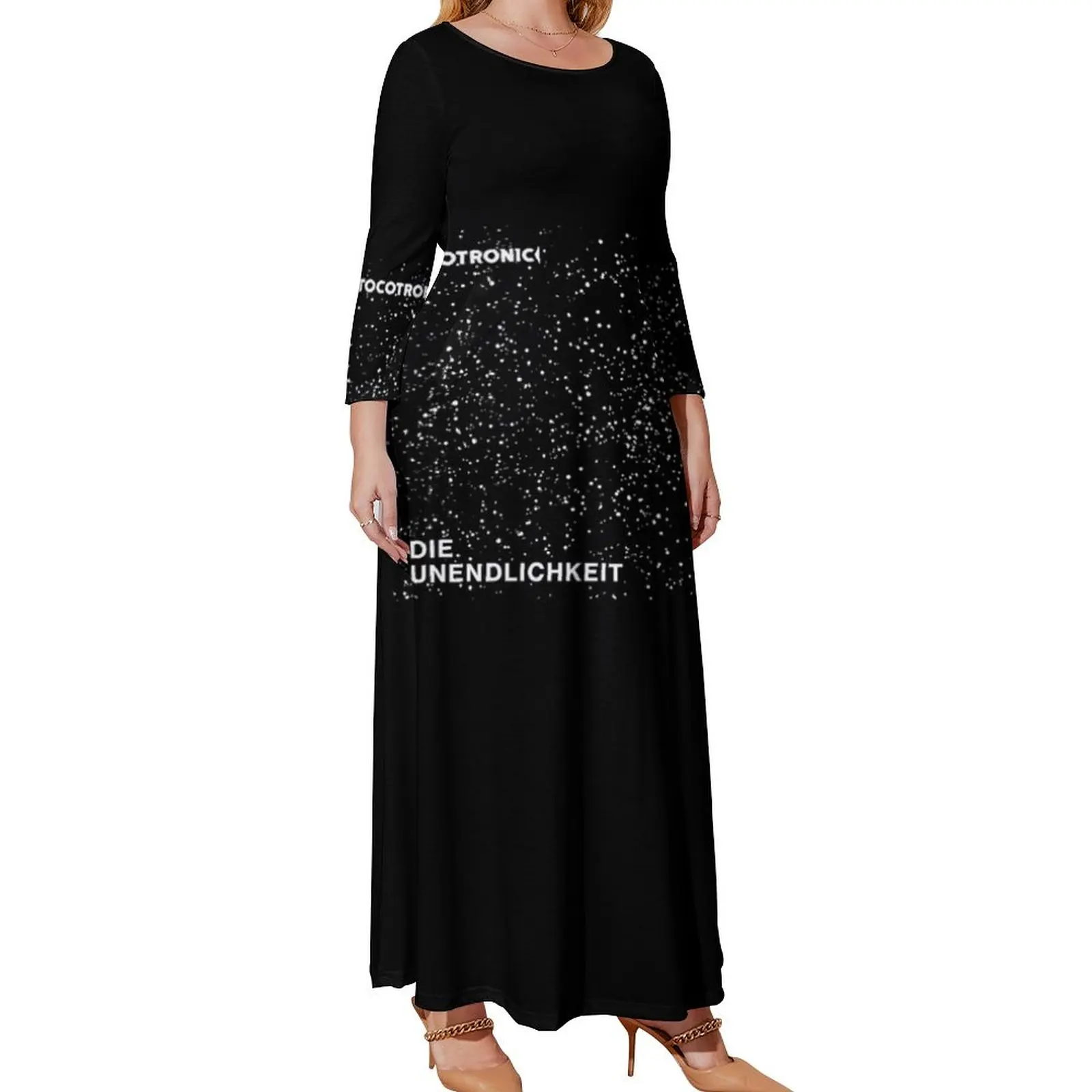 

Tocotronic Die Unendlichkeit The Infinity платье с длинным рукавом милое платье одежда женская летняя одежда 2024