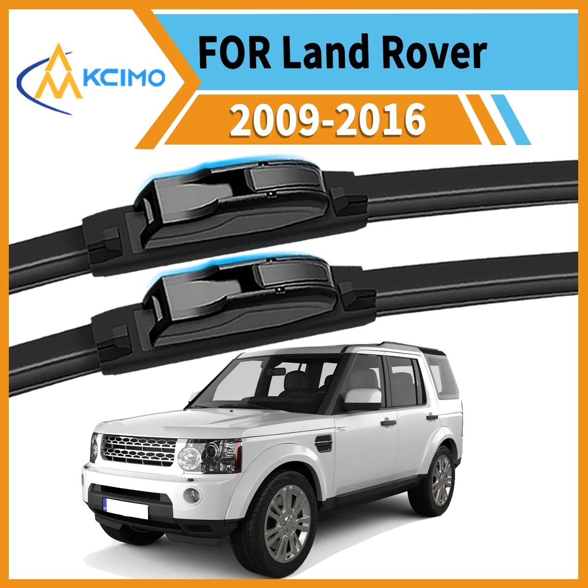 

2-Pack All-Weather Wiper Blades For Land Rover Discovery 4 L319 2009-2016 Durable Rubber Clear Vision Enhanced Driving Safety