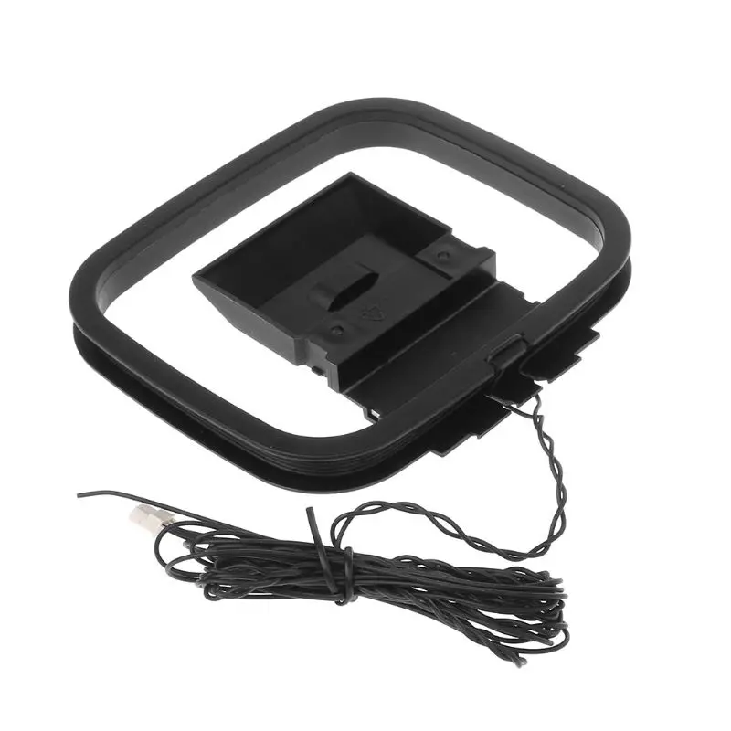 Antena loop FM substituição 2 pinos 3PIN 3.5MM sistemas receptores fio desencapado