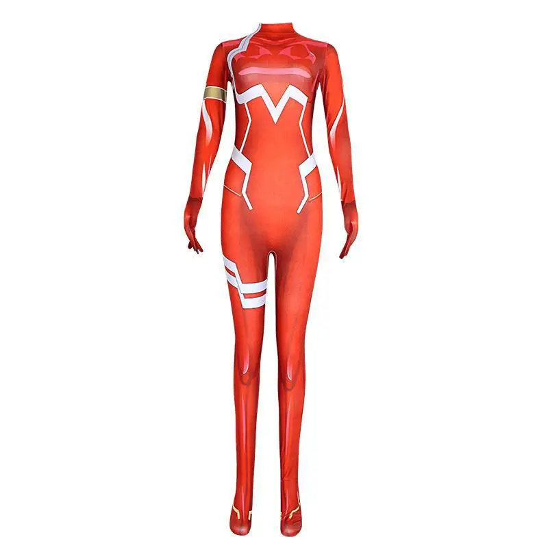 Tuta attillata DVA Cosplay Zero two02 body Watch Game Anime Role-play Halloween Carnival Party Warrior Cos Costume