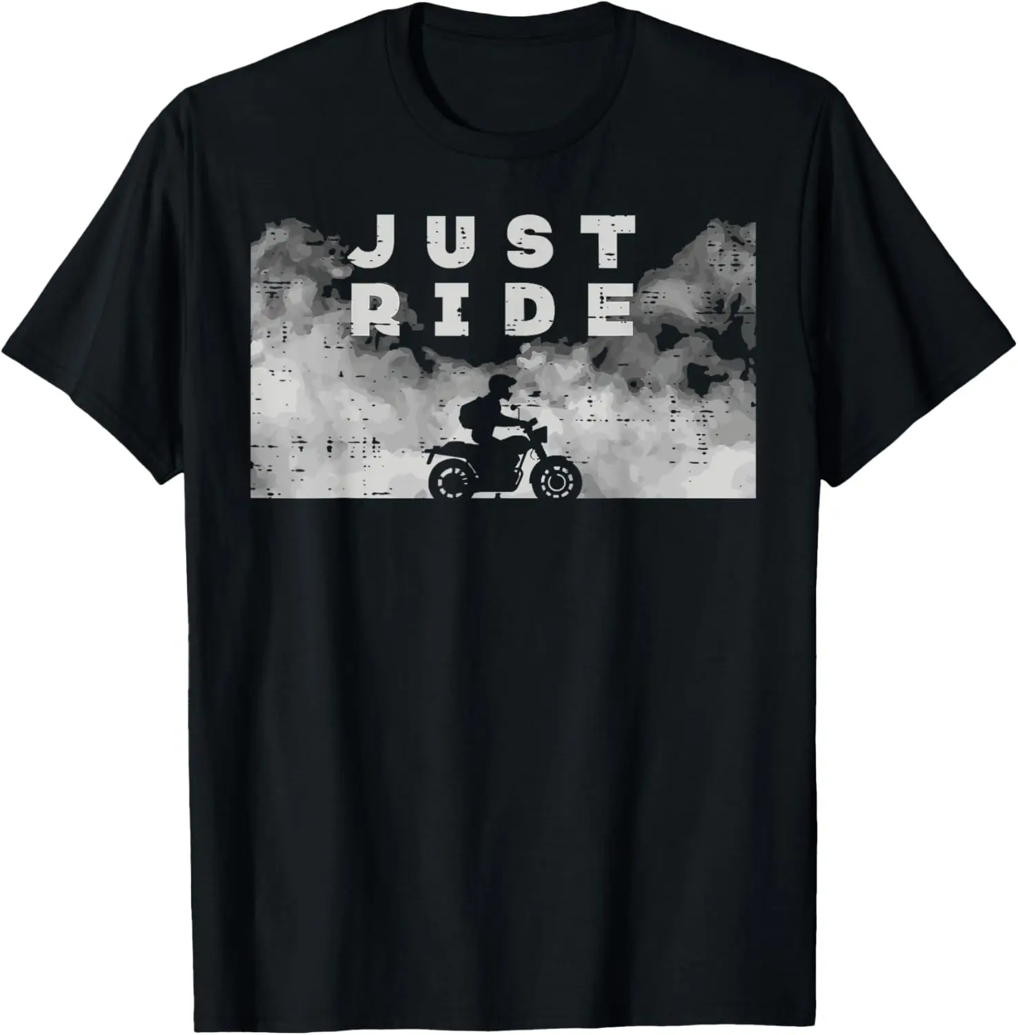 

Байкер Just Ride Крутой мотоцикл Мужчины Женщины Дети Футболка