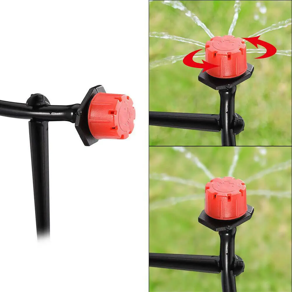 25M DIY Drip Irrigation System Automatic Watering Irrigation System Kit Garden Hose Micro Drip Watering Kits Adjustable dripper