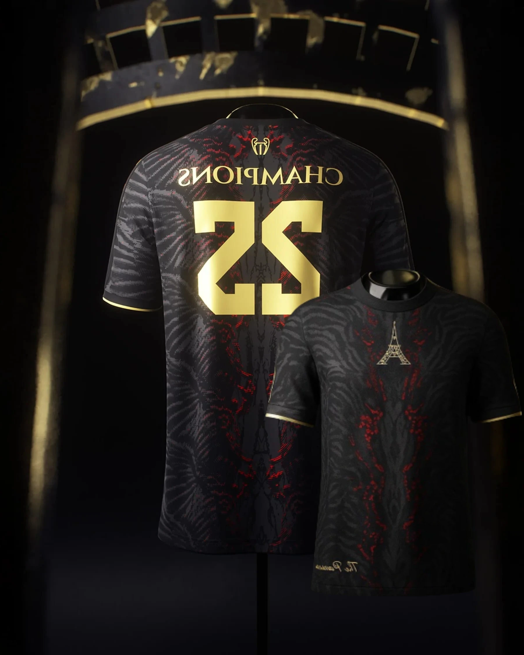 

P S G Special Short Sleeve Football Women Shirt Training Soccer Uniform 2025 The Parisians European Champions Jersey Pajamas