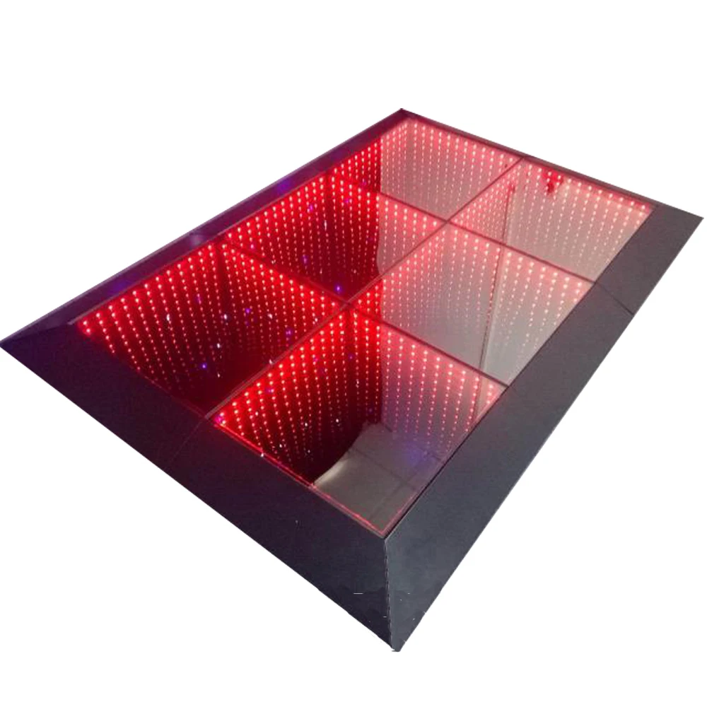 

2019 Wireless Connected 3D LED Dance Floor led floor DJ Disco Nightclub DMX 3D time Tunnel RGB LED Light