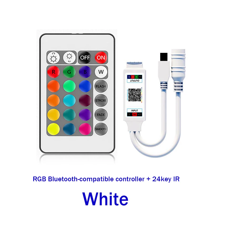 Led Controller LED IR WIFI BT RGB Controller luci LED Controller IR Remote Dimmer DC12V per RGB 3528 5050 LED Strip