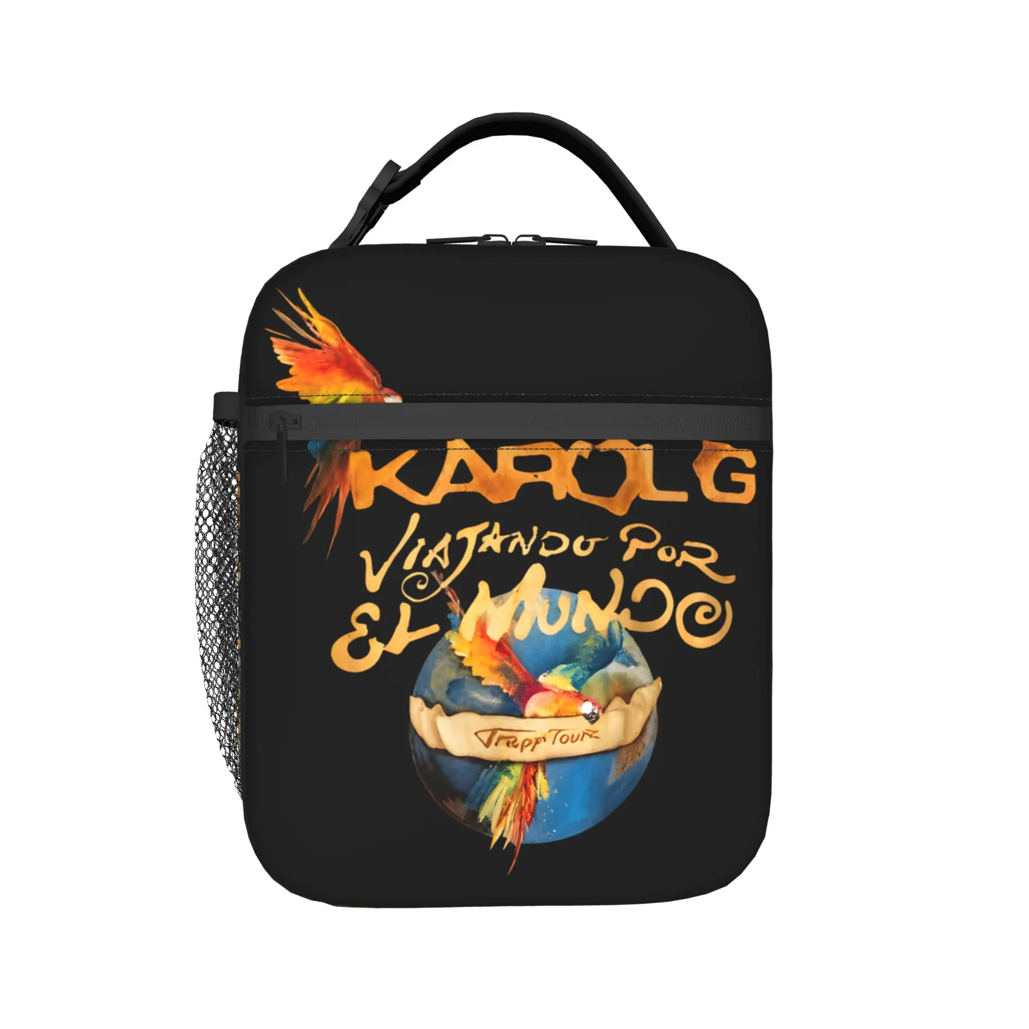 

Karol G Papasito Tropicoqueta Tour 2026 Accessories Insulated Lunch Bag For Outdoor Storage Food Boxes Portable Lunch Boxes
