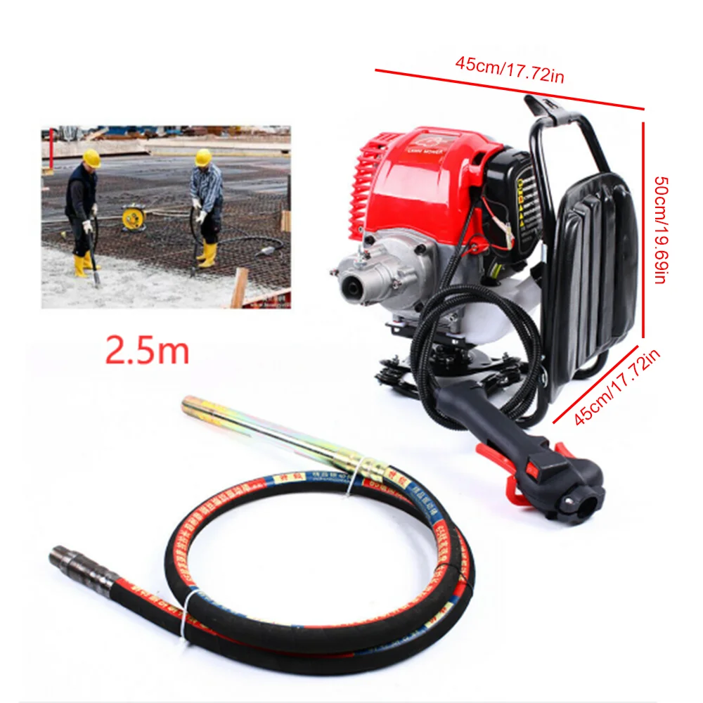 4 Stroke 4.8 HP Engine Concrete Cement Vibrator Motor Single Cylinder Vibrating Machine OHV Valve System Vibrators Tool