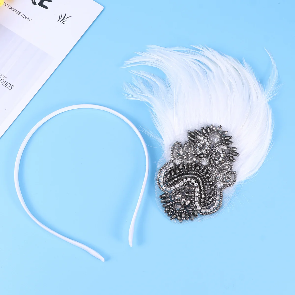 عقال اليدوية حجر الراين مطرز خمر الفن اكسسوارات ل حفل زفاف وصيفة الشرف تأثيري المرحلة #6