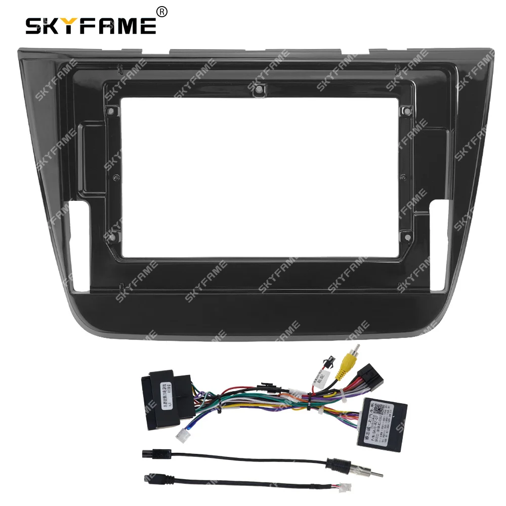 SKYFAME Adattatore per fascia per telaio auto Decodificatore Canbus Box Kit pannello di montaggio per cruscotto radio Android per MG ZS