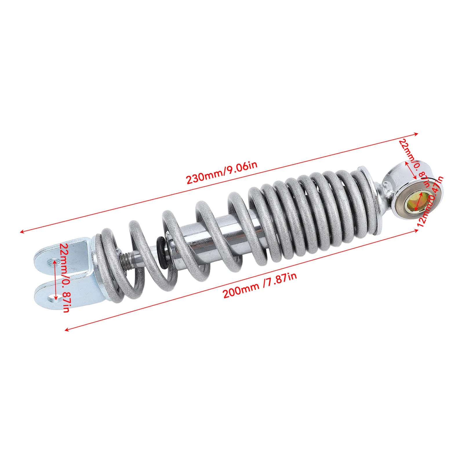 ممتص صدمات الهواء الخلفي للدراجات النارية يقلل من الاهتزاز دراجة نارية تعليق خلفي ممتص الصدمات 200 مللي متر لـ PW50 PW 50 PIT Bike #6