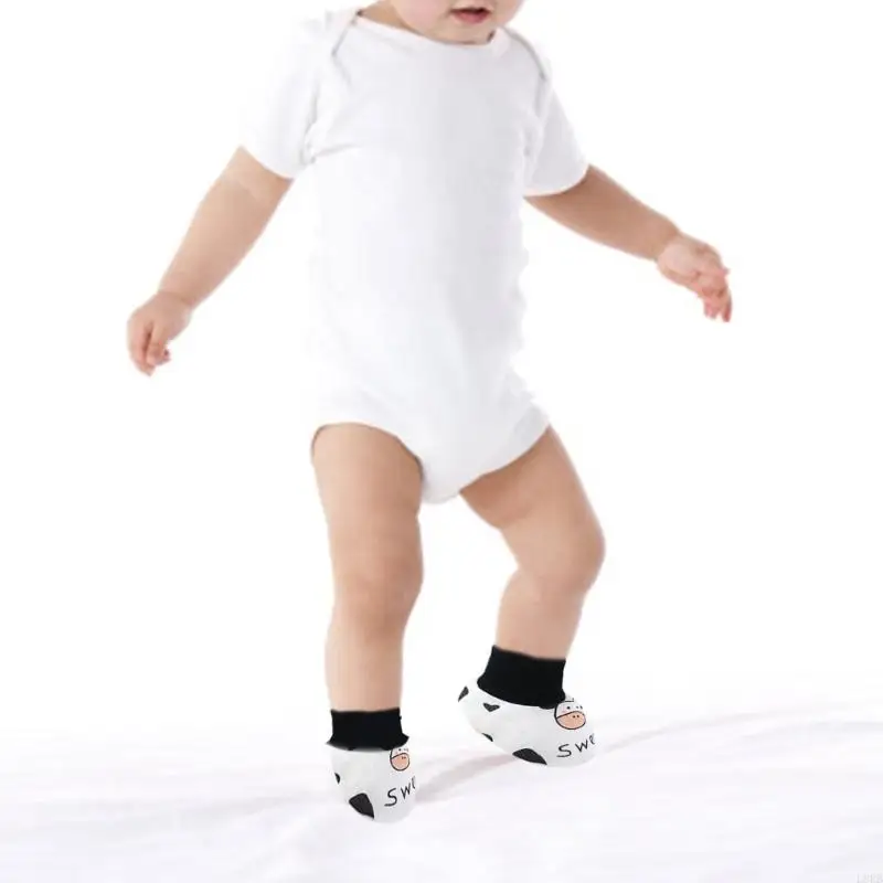 L8RB Baby Fäustlinge Socken Setzen Sie keine Kratzfäbchenkindkind -Baumwollhandschuhe und Schuhe