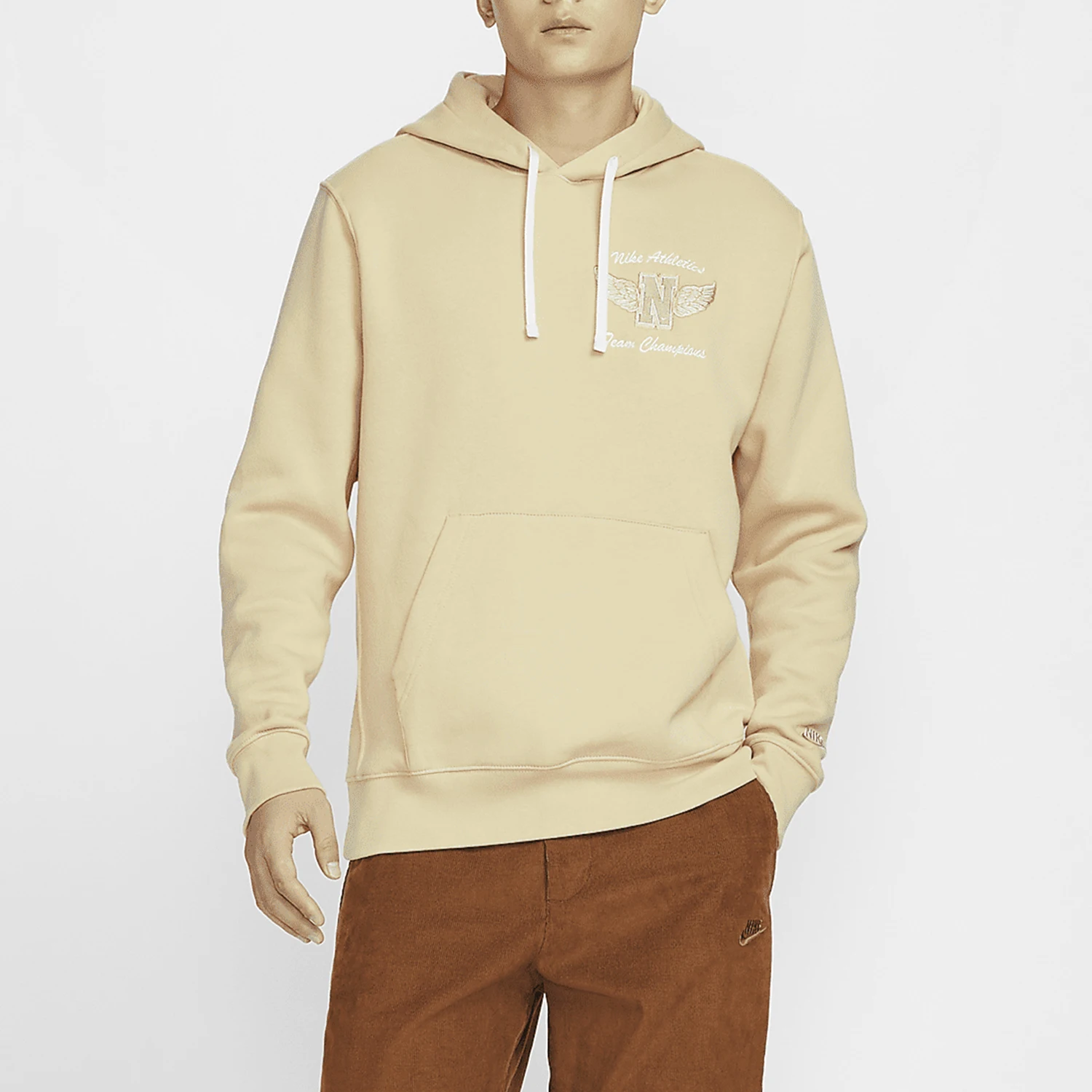 

Официальная мужская толстовка Nike Authentic 2024, новая мужская теплая толстовка с принтом на флисовой подкладке HQ4952-783