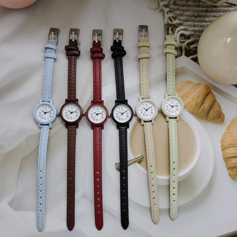 New Fashion Hot-Selling Female Antique Leather Watch Rome Vintage Watch Women Dress Watches שעון יד לנשים