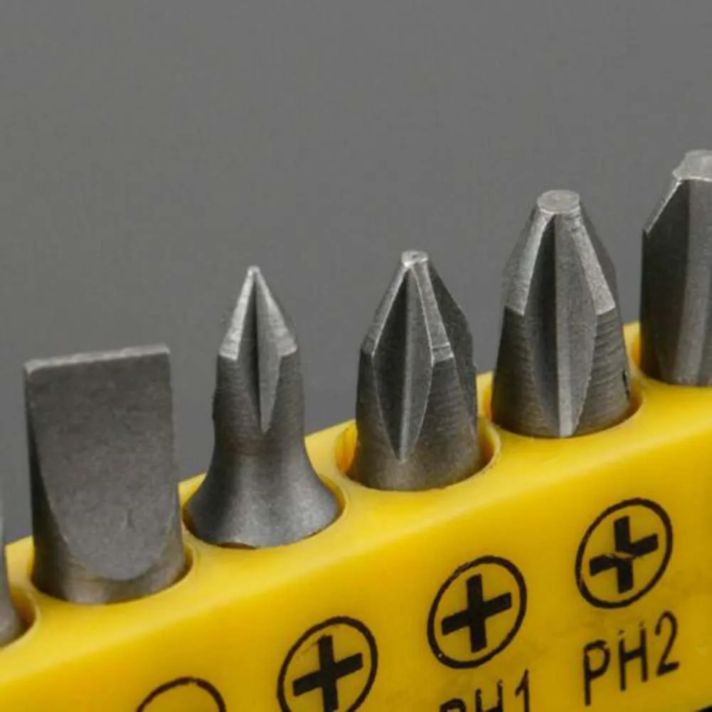 10pcs Screwdriver Bits Set Hexagon Shank For Power Electric Drill for impact Driver For Using Hard-to-reach Screws