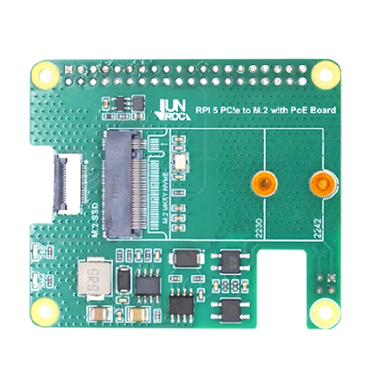 

ABMF-для Raspberry Pi 5-интерфейс Pcie-M.2 с платой расширения блока питания Poe Ethernet Протокол Nvme HAT+