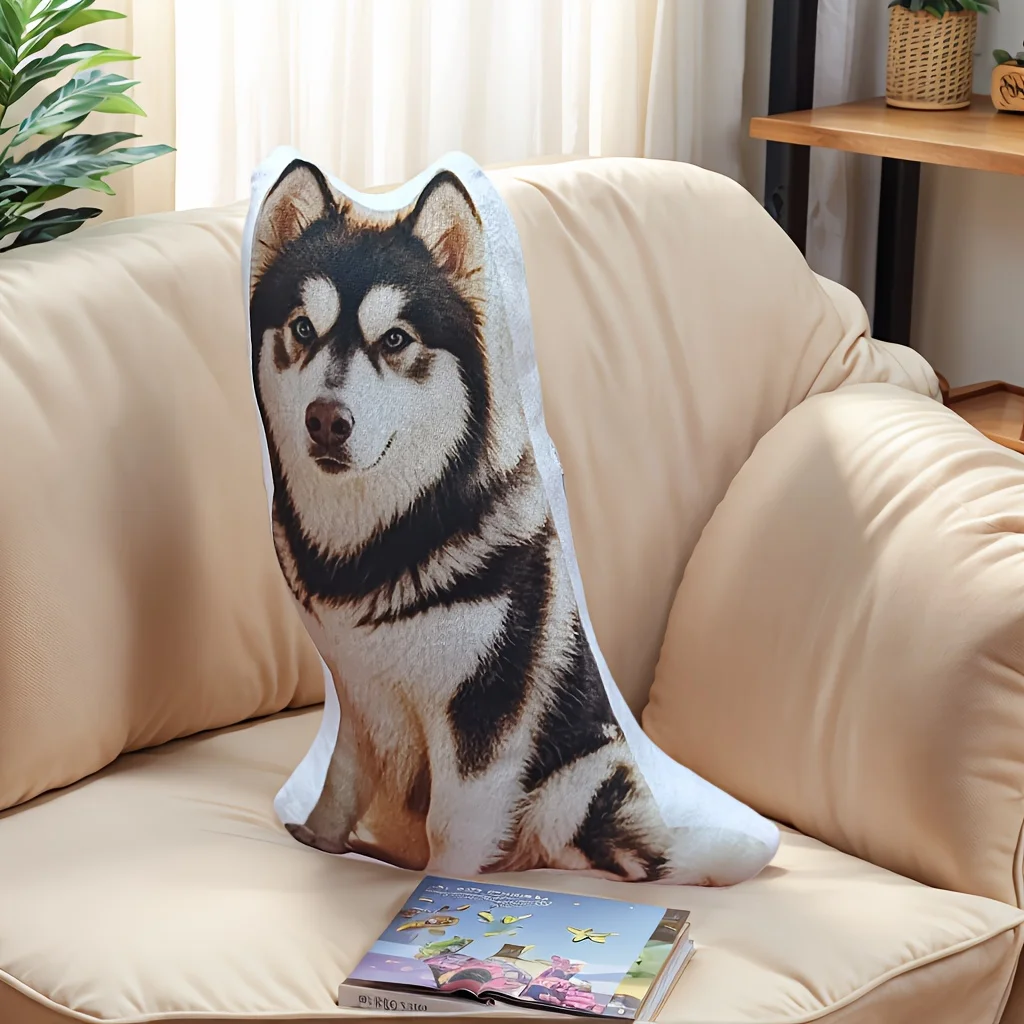 A Customized Pet Pillow 3D Printed Based on Your Photos, A Pet Lover's Birthday Gift for Missing Pets, Available view 6