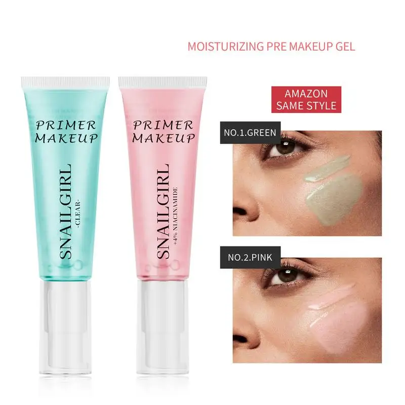 1pcs Primer Gel Based Hydrating Face Makeup Primer For Smoothing Skin Gripping Makeup Invisible Pore Colorless Primes