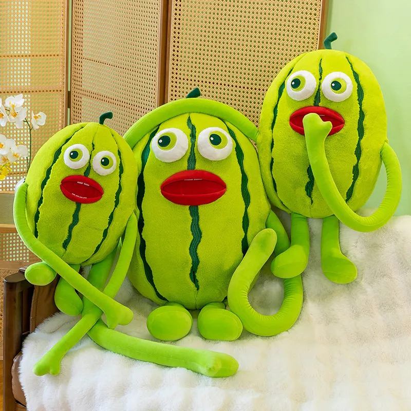 

Idiot Doll Funny Ugly Cute Watermelon Doll Pillow Creative Plush Toy Activity Grab Machine Gift