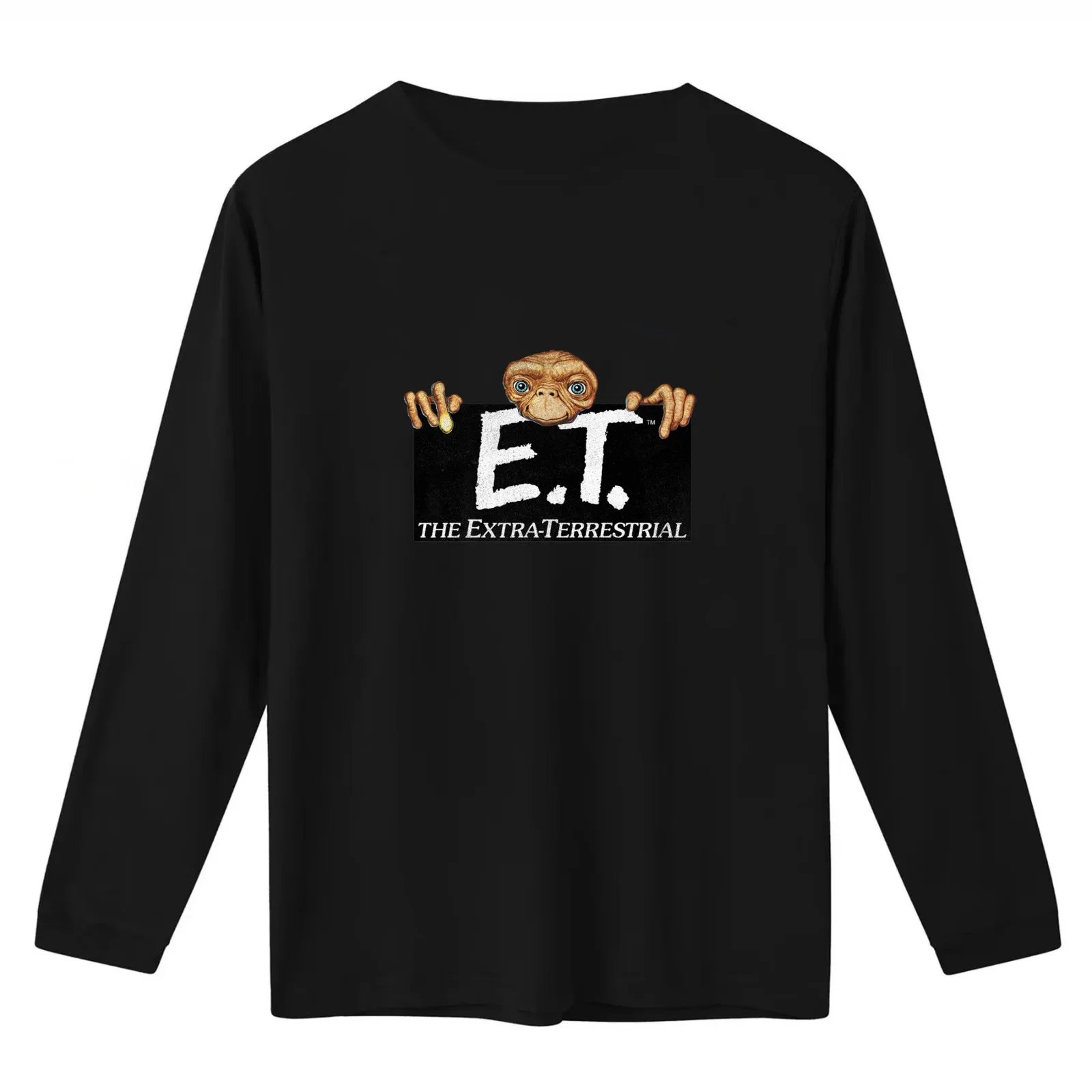 ET Terrestrial Gift Men Women T-Shirt Summer Casual Cotton Tee Oversized Streetwear Tops Vintage Graphic Print 100% Cotton