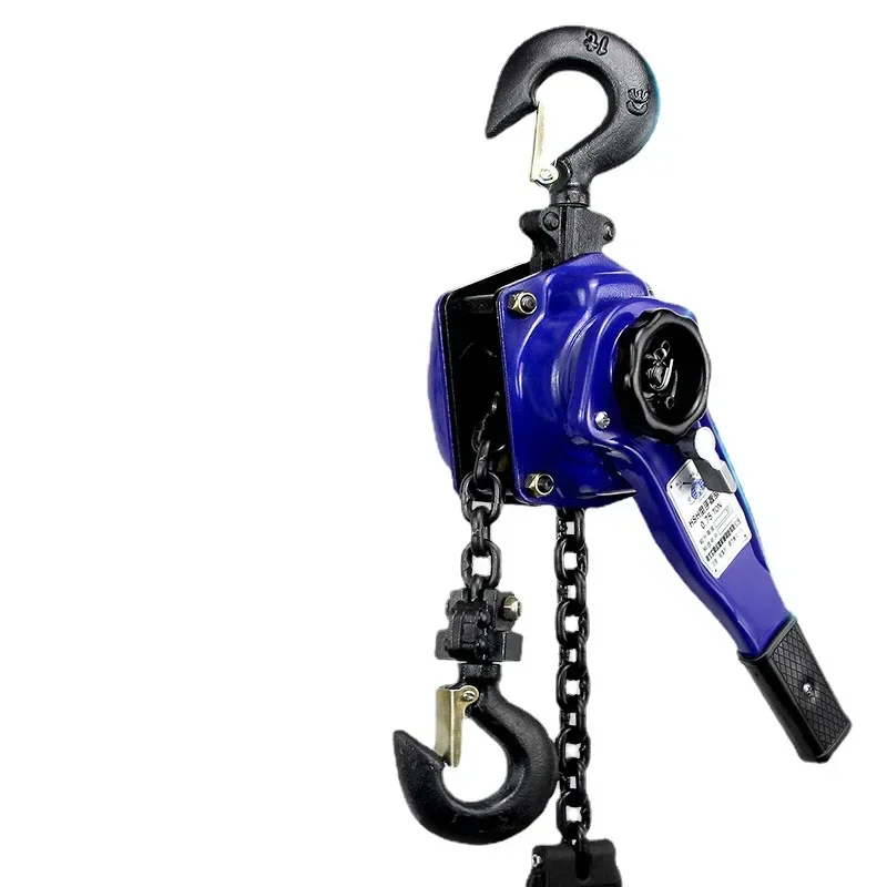 0.75t/1t/1.5t/2t Manual Manganese Steel Hook Wire Manual Traction Hoisting Tool Lever Small Hand Chain Manual Traction Hoist 3M