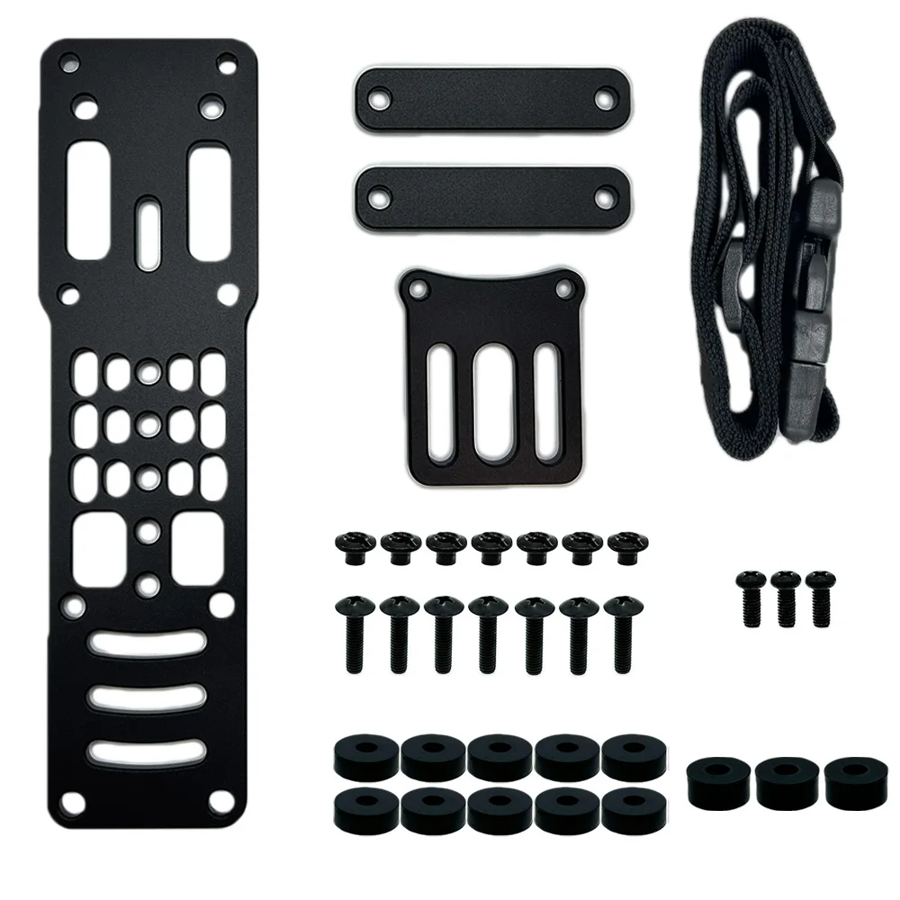 Taktische Drop Leg Tragen Plattform Metall Modulare Einstellbare Pistole Holster Adapter Kompatibel QLS Airsoft Adapter Zubehör