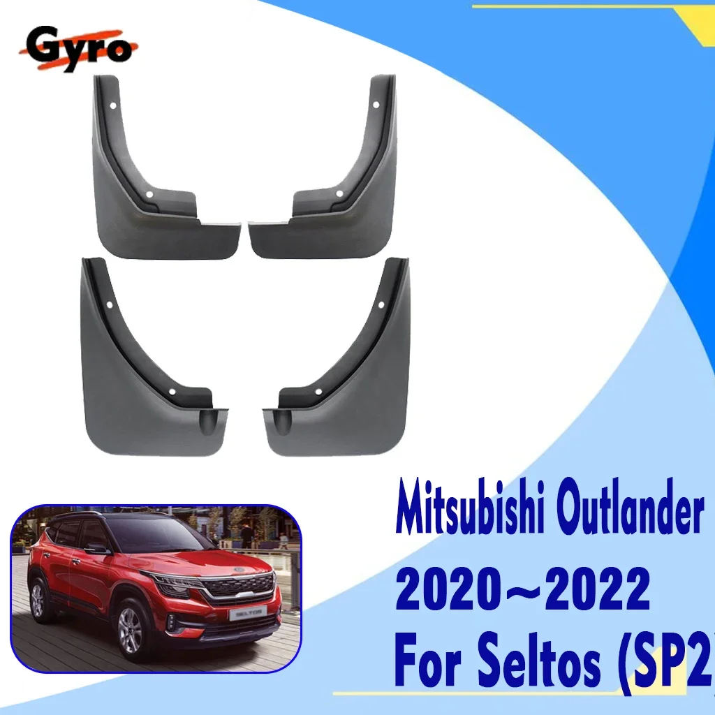 

Car Mud Flaps For Kia Seltos SP2 EV6 2020 2021 2022 Mudflaps Mud Set Flaps Splash Guards Mudguards Front Rear Wheels Accessories