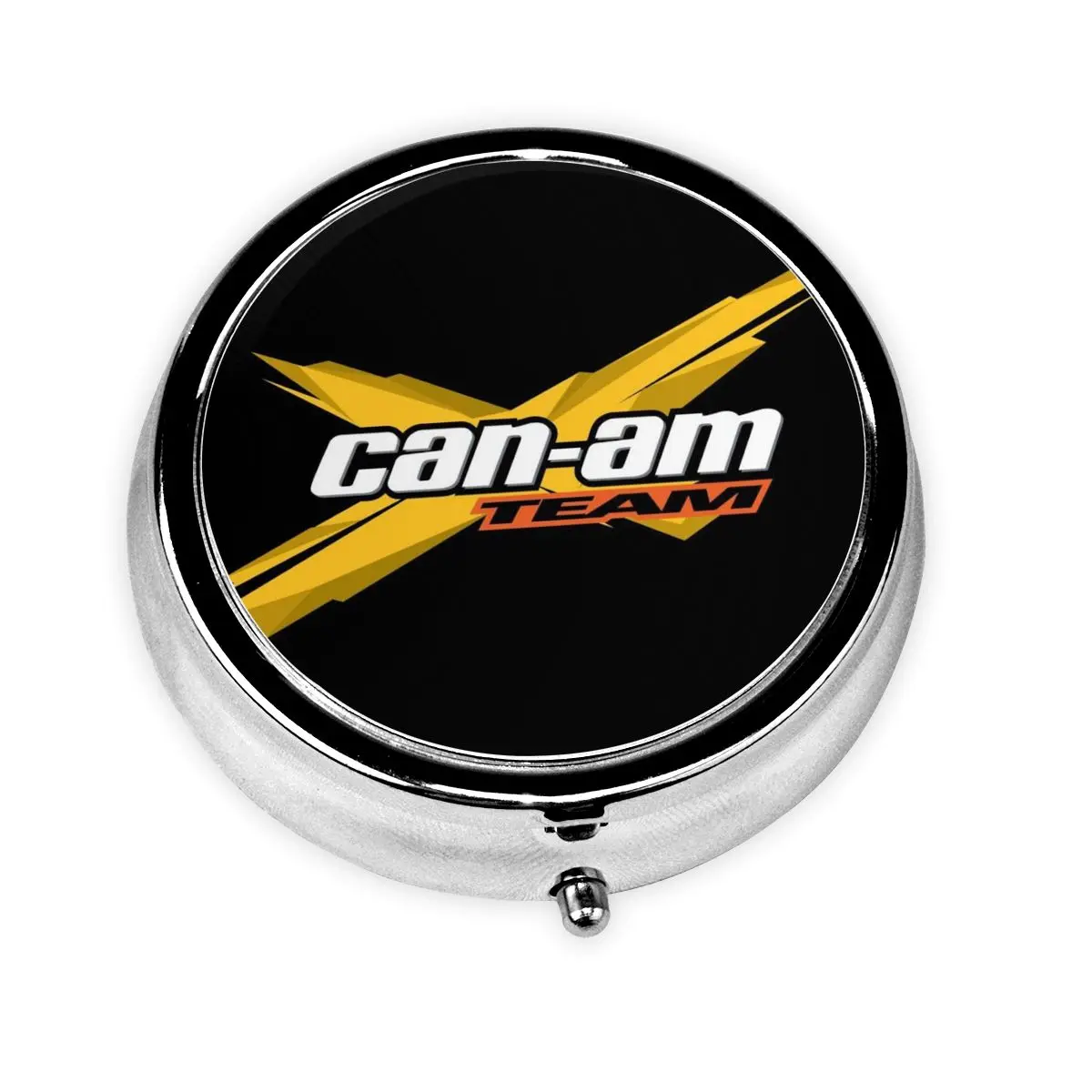 

C-Cans A-Ams BRP ATV Logo Small Portable Pill Cases for Purse Medicine Storage Case Pill Box For Travel