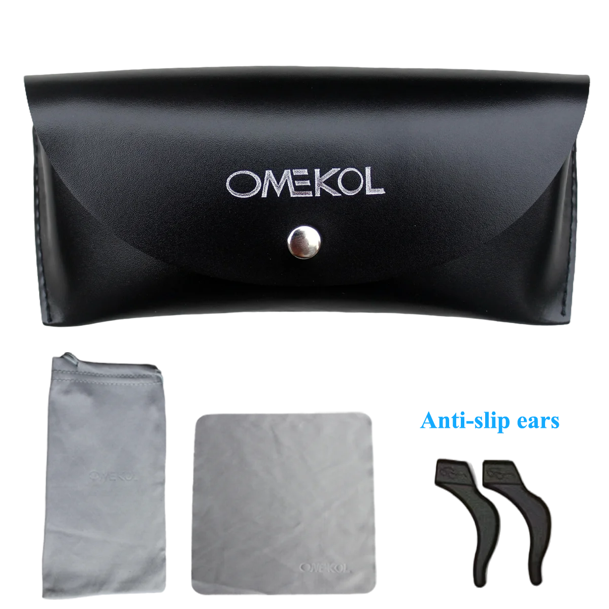 OMEKOL Marke Schöne Fall Set für Männer Frauen Sonnenbrille Outdoor Sonnenbrille Shades Brillen Box Set mit Gläser Tasche Tuch