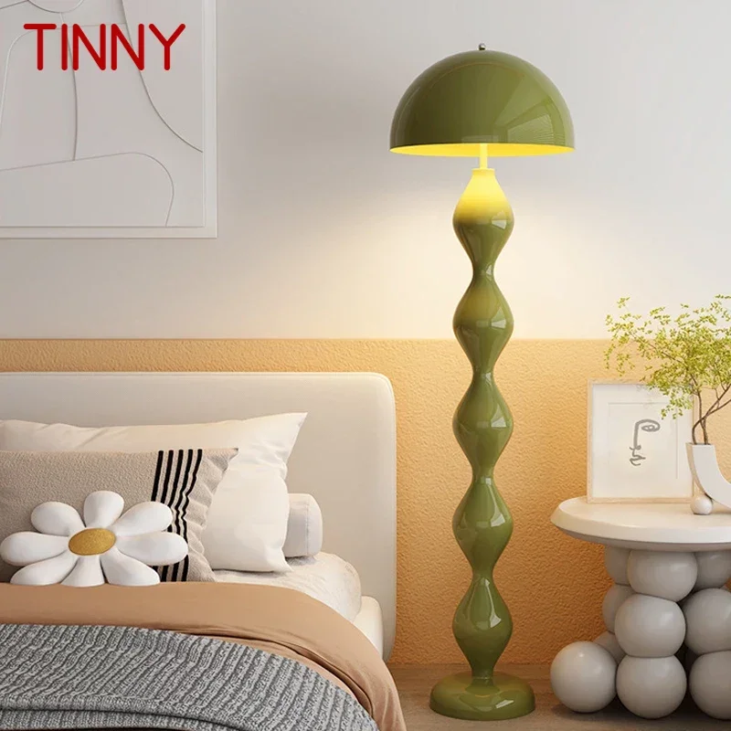 

TINNY Nordic Mushroom Floor Lamp Modern Art Family Iiving Room Bedroom Creativity LED Decorative Standing Light