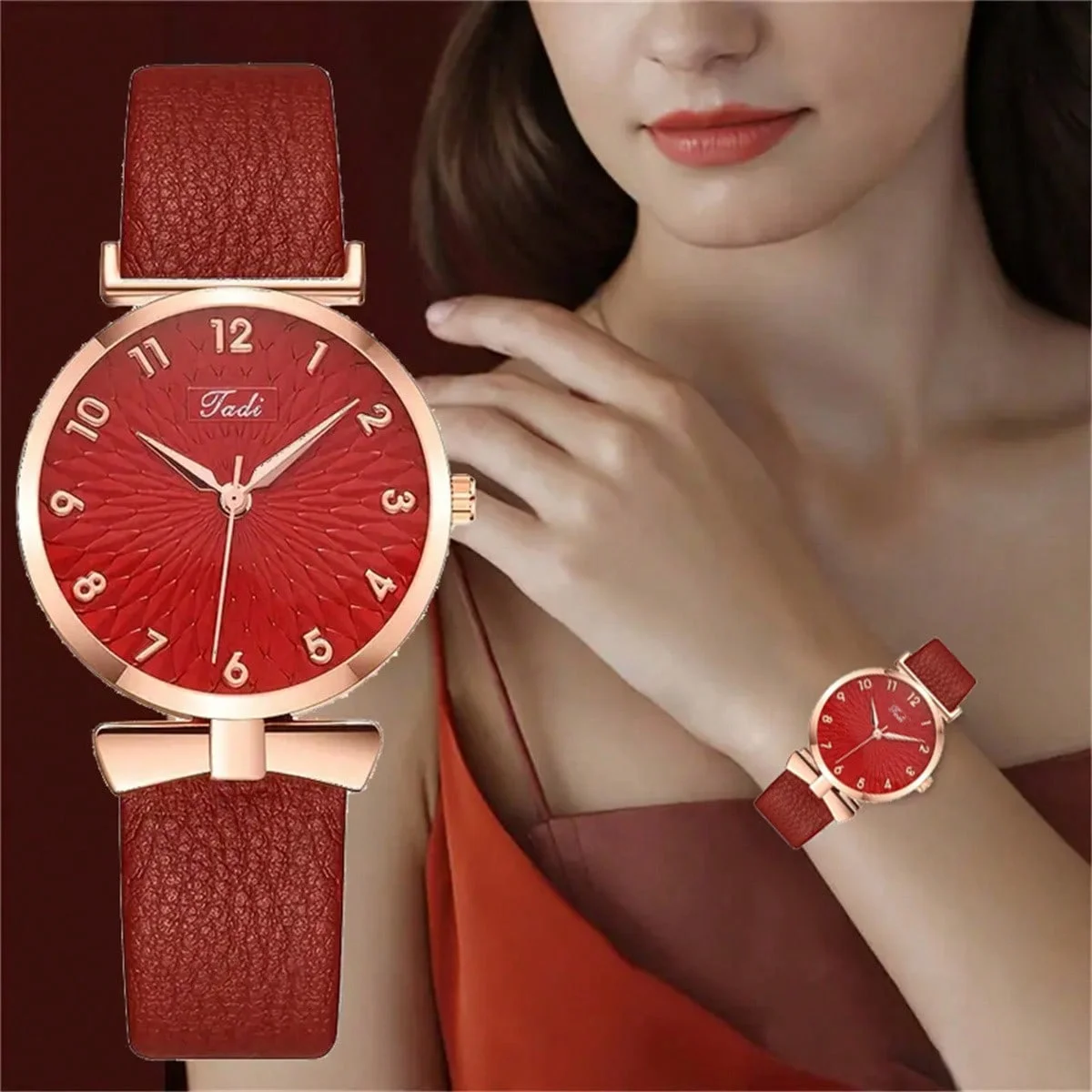 3-piece watch set fashionable versatile popular luxury business style minimalist quartz watches multiple choices
