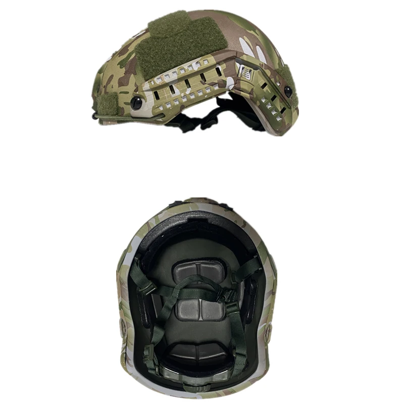 Capacete balístico Kevla High Cut Combat, Almofada de suspensão rápida de Wendy, Capacete à prova de balas, NIJ IIIA