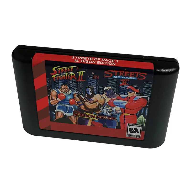 STREETS OF RAGE 2 M BISON EDITION MD Game Card For Mega Drive For Sega Genesis and for original console