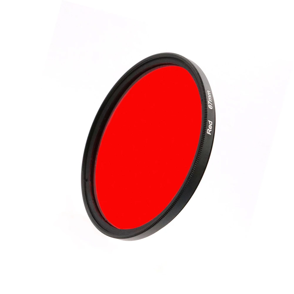 Vollfarbfilter Universal RAL-Code Einschraubung 37 40,5 43 46 49 52 55 58 62 67 72 77 82 mm Rot Orange Gelb Grün Lila Blau – Detail 1