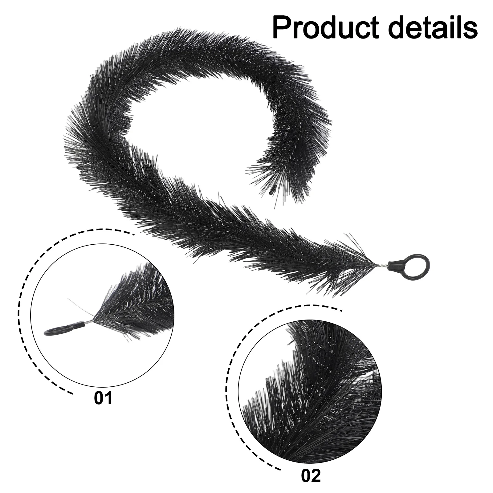 

Щетка для чистки водостоков из нержавеющей стали: всесезонная, устойчивая к загрязнениям, для дома и прудов